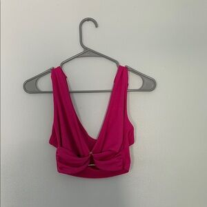 Pink Crop Going Out Top